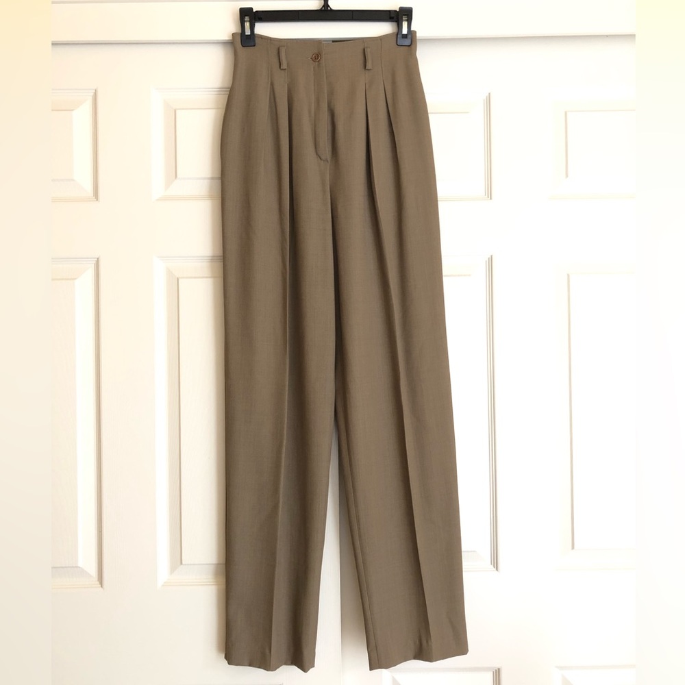 MaxMara Classic High Waist Pleated Trousers